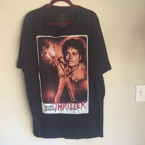 Michael Jackson Thriller Graphic Black T-Shirt